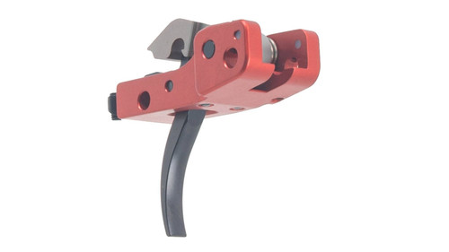 Timney AK47 Drop-In 3.5lbs Single Stage Trigger - Red Aluminum Housing, Black Curved Trigger Timney AK47 Drop-In 3.5lbs Single Stage Trigger - Red Aluminum Housing, Black Curved Trigger