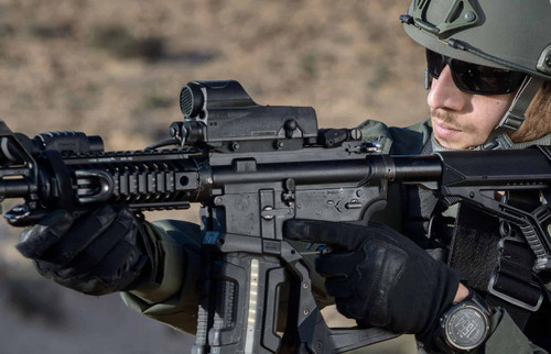 Meprolight MEPRO MOR PRO Multi-Purpose Reflex Sight with Two Laser Pointers - Green Visible Laser, IR Laser Pointer, 4.3 MOA Bullseye Reticle Meprolight MEPRO MOR PRO Multi-Purpose Reflex Sight with Two Laser Pointers - Green Visible Laser, IR Laser Pointer, 4.3 MOA Bullseye Reticle