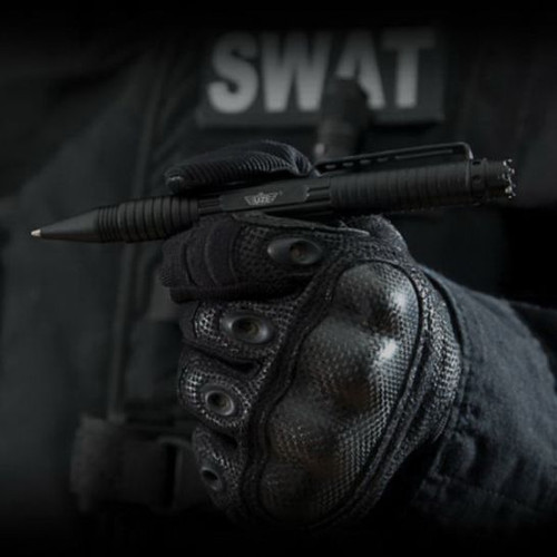 Uzi Accessories UZITACPEN1BK Defender Tactical Pen - Black Aluminum Uzi Accessories UZITACPEN1BK Defender Tactical Pen - Black Aluminum
