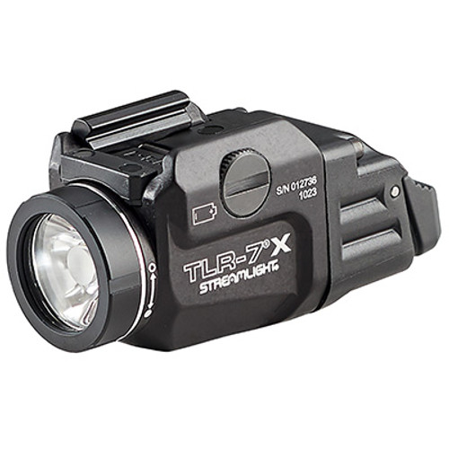 Streamlight TLR-7 X USB Rechargeable Rail-Mounted Tactical Weaponlight - Black Model - 500 Lumens