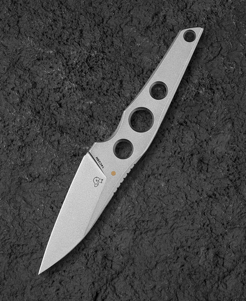 Bestech Knives VK-Core Fixed Blade - 3.2" Sandvik 14C28N Wharncliffe Blade, Stonewash Finish, Black Kydex Sheath Bestech Knives VK-Core Fixed Blade - 3.2" Sandvik 14C28N Wharncliffe Blade, Stonewash Finish, Black Kydex Sheath