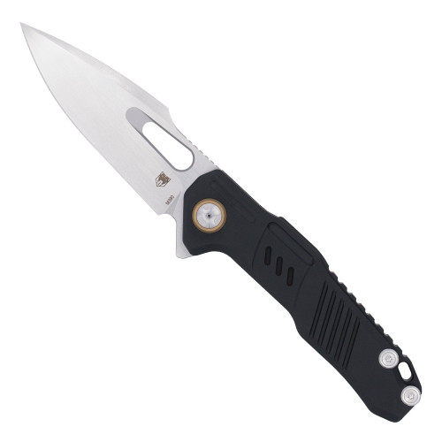 CobraTec Special OPS Folding Knife - 3.75" M390 Satin Blade, Black Titanium Handles, Frame Lock