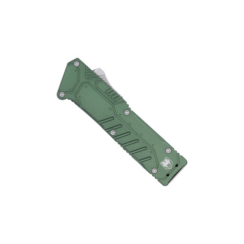 CobraTec Special Forces OTF - 3.25" D2 Drop Point Blade, OD Green Anodized Aluminum Handles CobraTec Special Forces OTF - 3.25" D2 Drop Point Blade, OD Green Anodized Aluminum Handles