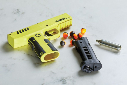 SABRE 0.68 Caliber Home Defense Pepper Projectile Launcher - Yellow SABRE 0.68 Caliber Home Defense Pepper Projectile Launcher - Yellow