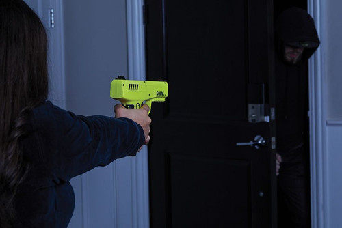 SABRE 0.68 Caliber Home Defense Pepper Projectile Launcher - Yellow SABRE 0.68 Caliber Home Defense Pepper Projectile Launcher - Yellow