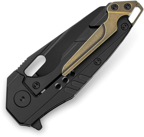 Bestech Knives Nyxie 3 Frame Lock Flipper Knife - 2.99" S35VN Black DLC Reverse Tanto Blade, Marbled Carbon Fiber and Black Titanium Handles - BT2308D Bestech Knives Nyxie 3 Frame Lock Flipper Knife - 2.99" S35VN Black DLC Reverse Tanto Blade, Marbled Carbon Fiber and Black Titanium Handles - BT2308D