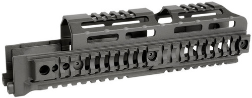 AK Alpha Series Quad Rail Handguard - 10.0", Black