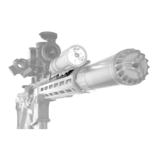 Haley Strategic Thorntail X Inline Light Mount for Most Surefire/Streamlight/Cloud Defensive/Modlite/Arasaka/Odin Weaponlights - Fits M-LOK, Anodized Finish, Black Haley Strategic Thorntail X Inline Light Mount for Most Surefire/Streamlight/Cloud Defensive/Modlite/Arasaka/Odin Weaponlights - Fits M-LOK, Anodized Finish, Black