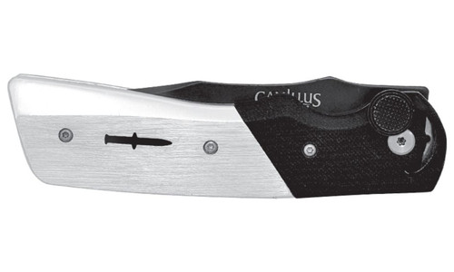 Camillus Cuda Bolt Folding Knife - 3.75" AUS-8 Plain Blade, G10 and Aluminum Handles, Liner Lock - 19080 Camillus Cuda Bolt Folding Knife - 3.75" AUS-8 Plain Blade, G10 and Aluminum Handles, Liner Lock - 19080
