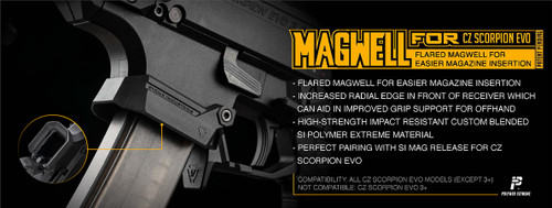 Strike Industries CZ Scorpion EVO Magwell - Black Strike Industries CZ Scorpion EVO Magwell - Black