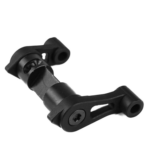 Armaspec Fulcrum45/90 Ambi Safety Selector - Short or Full Throw Configurable, Fits AR-15, Anodized Black