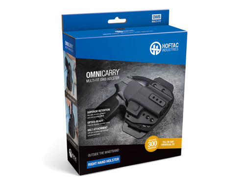 Adaptive Tactical HOFTAC OmniCarry Multi-Fit OWB Holster - Right Hand, Black Adaptive Tactical HOFTAC OmniCarry Multi-Fit OWB Holster - Right Hand, Black