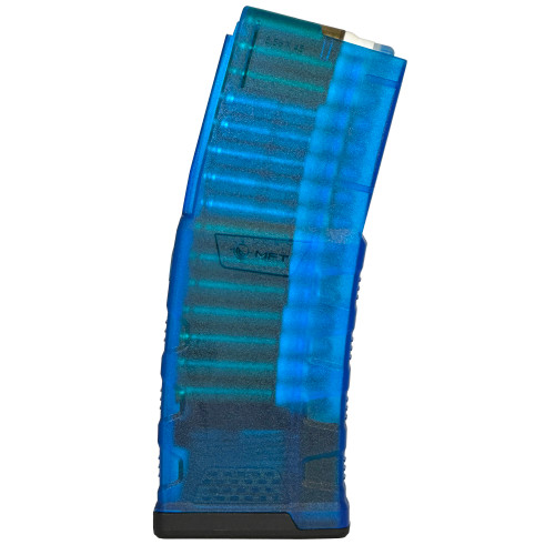 Mission First Tactical Translucent EXD 30 Round Polymer Magazine - 223REM/556NATO, Blue Mission First Tactical Translucent EXD 30 Round Polymer Magazine - 223REM/556NATO, Blue