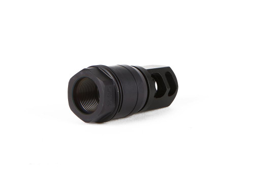 Sig Sauer Clutch-Lok Shouldered QD Muzzle Brake for SLX/SLH Suppressors - 7.62MM, 5/8"x24, 90 Degree Taper, Black