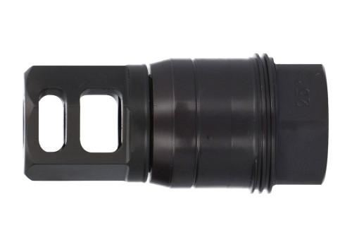 Sig Sauer Clutch-Lok Tapered QD Muzzle Brake for SLX/SLH Suppressors - 7.62MM, 25-Degree Taper, 5/8"x24, Black