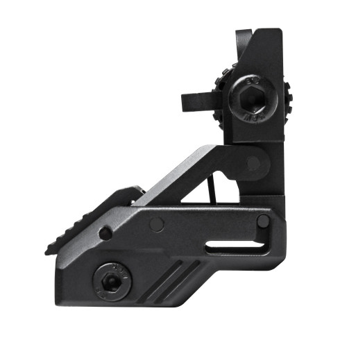 NCSTAR Pro Series Rear Flip-Up Sight - Fits Picatinny, Aluminum Main Body, Steel Dual Rear Aperture, Black NCSTAR Pro Series Rear Flip-Up Sight - Fits Picatinny, Aluminum Main Body, Steel Dual Rear Aperture, Black