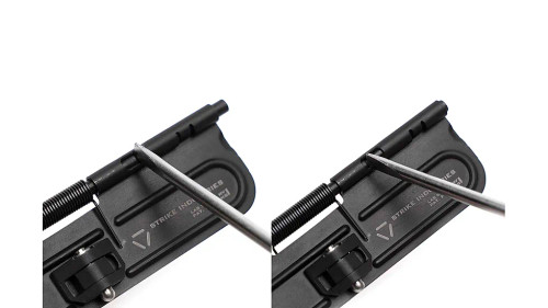 Strike Industries Stamped Dust Cover for AR-15 - Black Steel Strike Industries Stamped Dust Cover for AR-15 - Black Steel
