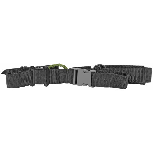 Ulfhednar PRS Sling Non-Elastic Web Adjustable Cam-Buckle - Green/Black
