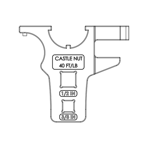 NCSTAR AR15 Crows Foot Lower Pro Tool - For Use on AR15 Castle Nut and A2 Buffer Tube Wrench, Steel Construction, Black NCSTAR AR15 Crows Foot Lower Pro Tool - For Use on AR15 Castle Nut and A2 Buffer Tube Wrench, Steel Construction, Black