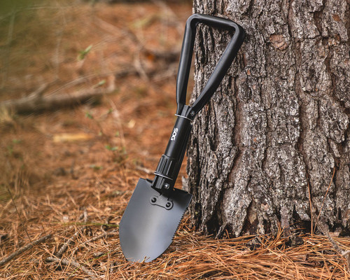 SOG Entrenching Tool Folding Shovel - 18.25" Overall, Nylon Sheath - F08-N SOG Entrenching Tool Folding Shovel - 18.25" Overall, Nylon Sheath - F08-N