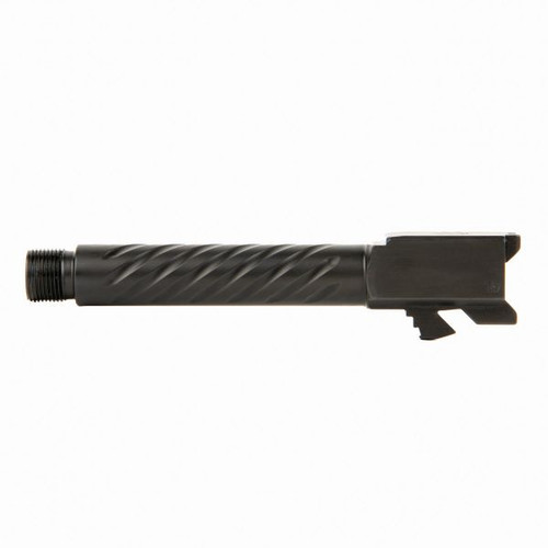 Ballistic Advantage Premium Series Glock 19 9MM 4.5" Threaded Barrel - 1/2x28, Spiral Fluting, For Glock 19 Gen 3-5, QPQ Corrosion Resistant, Black