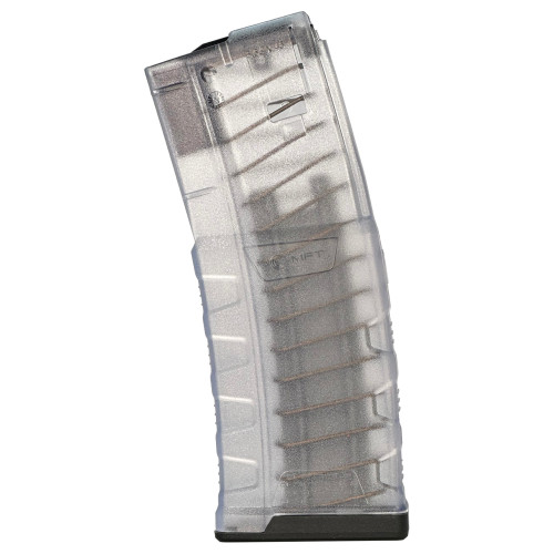 Mission First Tactical Translucent EXD 10/30 10 Round Polymer Magazine - 30 Round Body w/ 10 Round Limiter, 223REM/556NATO, Clear