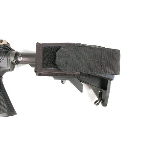 Blackhawk 52BS17BK M4 Buttstock Mag Pouch Black Nylon Compatible w/20-Round/30-Round Magazines Blackhawk 52BS17BK M4 Buttstock Mag Pouch Black Nylon Compatible w/20-Round/30-Round Magazines