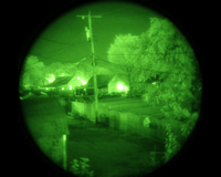 ATN NVGONVG72W NVG7-2W Night Vision Goggles Matte Black 1x26mm Generation 2+ White Phosphor, 50-57 Ip/mm Resolution