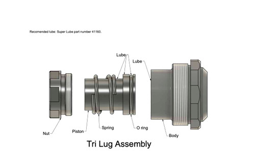 JK Armament JK155TLM 155LT Tri Lug Mount - Black JK Armament JK155TLM 155LT Tri Lug Mount - Black