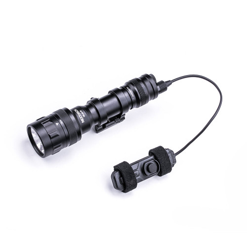 NexTorch WL50IR Dual-Light Tactical Light - 860 Lumens White Light, 25,600 Candela, 380mw Infrared Light, Anodized Black