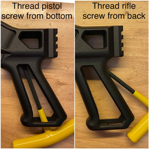 Sharps Bros. CVAG01 CVA Pistol Grip with 1913 Picatinny Rail - Black