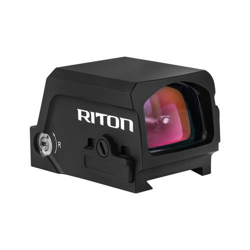 Riton Optics 1 TACTIX EED Enclosed Red Dot Optic - 22mm, 2 MOA Red Dot Reticle, RMR Footprint, Black