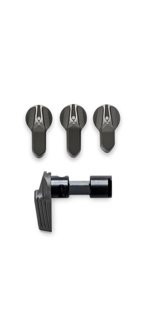 Radian Weapons Talon 45/90 Degrees Safety Selector - 4 Lever Kit, Fits AR-15, Ambidextrous, Radian Gray