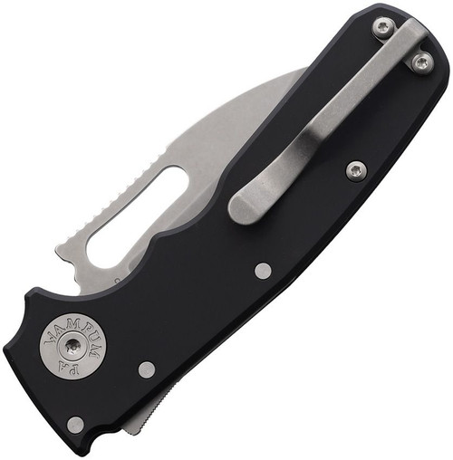 Demko Shark Cub Folding Knife - 3" CPM 20CV Slicer Shark Blade, Black Aluminum Handles Demko Shark Cub Folding Knife - 3" CPM 20CV Slicer Shark Blade, Black Aluminum Handles