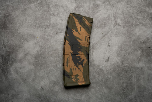 Weapon Works Custom Cerakoted PMAG Gen 2 MOE - Woodland VTS Camo