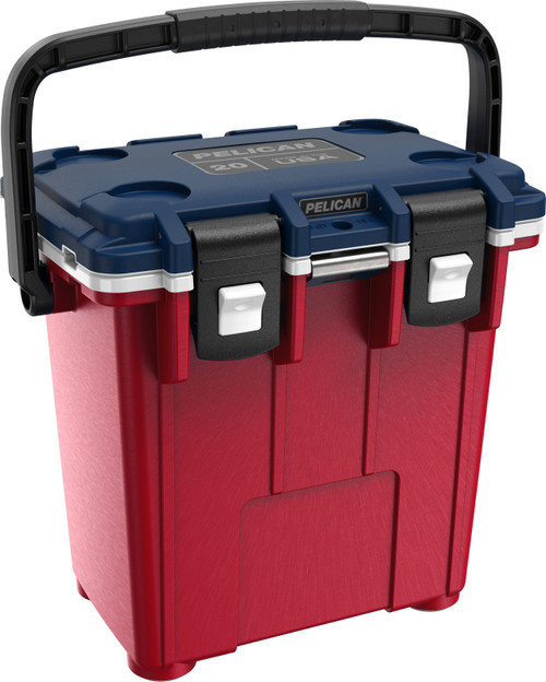 Pelican 20QT Elite Personal Cooler - Red, White, and Blue
