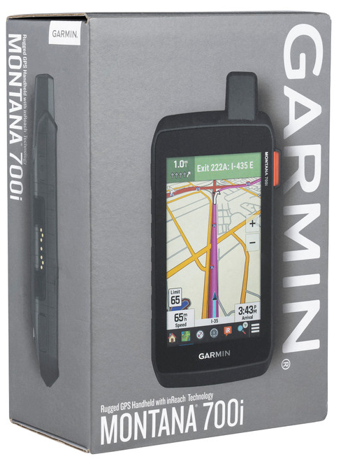 Garmin 0100234710 Montana 700i GPS Navigator Black w/in-Reach Technology, Two-Way Messaging, Interactive SOS, Global Connectivity, Inreach Weather Rechargeable Li-ion Bluetooth/ANT+
