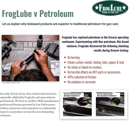 Froglube Extreme 1.5 oz Tube - Cleaner/Lubricant/Preservative, Non-Toxic Froglube Extreme 1.5 oz Tube - Cleaner/Lubricant/Preservative, Non-Toxic