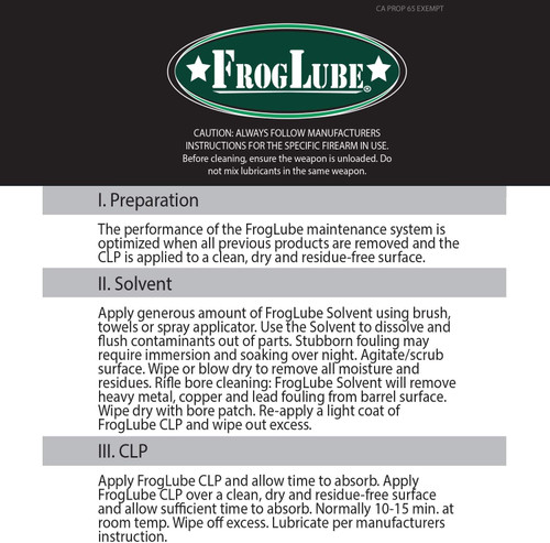 Froglube Extreme 1.5 oz Tube - Cleaner/Lubricant/Preservative, Non-Toxic Froglube Extreme 1.5 oz Tube - Cleaner/Lubricant/Preservative, Non-Toxic