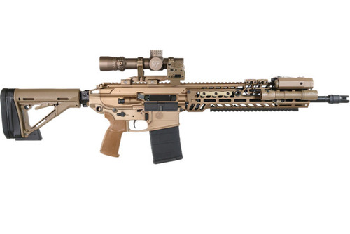 Arisaka Defense MCX Spear 308 Zero Retention Clamp - Fits Sig Sauer MCX, 7.62 Standard Handguard, Anodized Tan Finish Arisaka Defense MCX Spear 308 Zero Retention Clamp - Fits Sig Sauer MCX, 7.62 Standard Handguard, Anodized Tan Finish