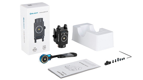 Olight Baldr S BL Rail Mounted Light with Blue Laser - 800 Lumens, Black Olight Baldr S BL Rail Mounted Light with Blue Laser - 800 Lumens, Black