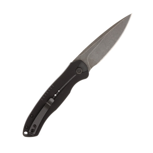 CobraTec Diablo Side Button Auto Folding Knife - 3.5" Blackwash D2 Blade, Black G10 Handles CobraTec Diablo Side Button Auto Folding Knife - 3.5" Blackwash D2 Blade, Black G10 Handles