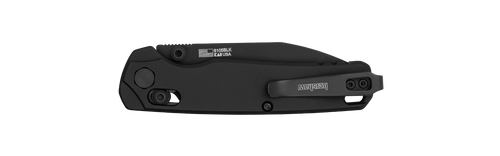 Kershaw 6105BLK USA-Made Bel Air DuraLock KVT Folding Knife - 3" CPM-MagnaCut Black PVD Drop Point Blade,  Black Aluminum Handles, Reversible Deep Carry Clip, AXIS/Crossbar Lock Kershaw 6105BLK USA-Made Bel Air DuraLock KVT Folding Knife - 3" CPM-MagnaCut Black PVD Drop Point Blade,  Black Aluminum Handles, Reversible Deep Carry Clip, AXIS/Crossbar Lock