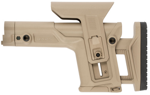 FAB Defense FXRAPST RAPS Rapid Adjustment Precision Stock Integrated Cheek-Rest & Adjustable LOP Ambidextrous 1Latch System Flat Dark Earth Polymer FAB Defense FXRAPST RAPS Rapid Adjustment Precision Stock Integrated Cheek-Rest & Adjustable LOP Ambidextrous 1Latch System Flat Dark Earth Polymer