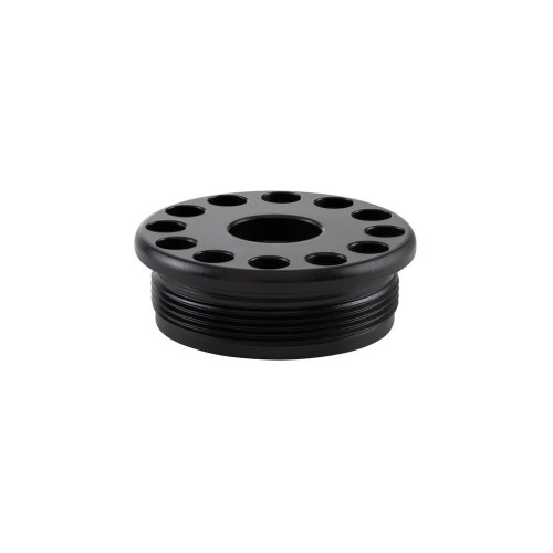 ANECHOIC DTA Suppressor Mount For AnechoX Suppressors - M14X1 LH Thread Pitch, Titanium Construction, Matte Black ANECHOIC DTA Suppressor Mount For AnechoX Suppressors - M14X1 LH Thread Pitch, Titanium Construction, Matte Black