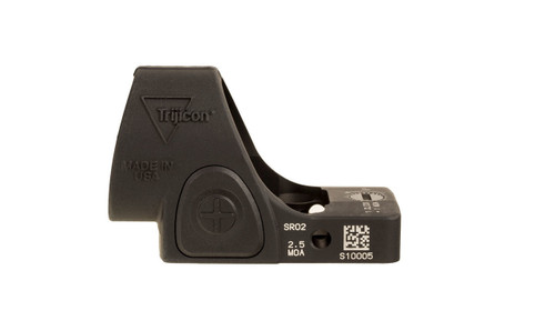 Trijicon SRO 2.5 MOA Red Dot Sight - LED Adjustable Reflex Sight with a Larger Viewing Window, 2.5 MOA Red Dot Reticle, Black Trijicon SRO 2.5 MOA Red Dot Sight - LED Adjustable Reflex Sight with a Larger Viewing Window, 2.5 MOA Red Dot Reticle, Black