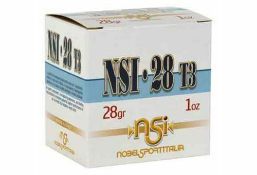 Nobel Sport Italia 28 GA ANSH286_250 Small Gauge Max 2-3/4" 1 oz #6 Shot -  Case of 250 Shot Shells