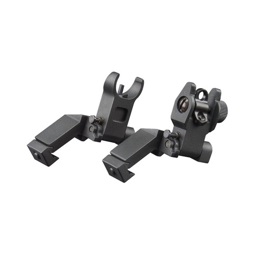 AIM Sports Inc AR Low Profile 45 Degree Flip-Up Sight Set