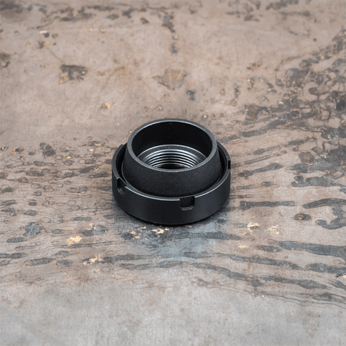 SilencerCo (TOM) Thread Over Bravo Mount - Fits SilencerCo TOMD Compact Radial Brake, For Hybrid 46/Harvester EVO/Omega 300, Black SilencerCo (TOM) Thread Over Bravo Mount - Fits SilencerCo TOMD Compact Radial Brake, For Hybrid 46/Harvester EVO/Omega 300, Black