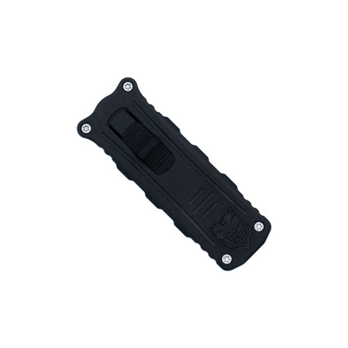 Cobratec Knives Utility AUTO OTF Side Button Knife - Replaceable Utility Razor Box Cutter Blade, Black Aluminum Handles Cobratec Knives Utility AUTO OTF Side Button Knife - Replaceable Utility Razor Box Cutter Blade, Black Aluminum Handles